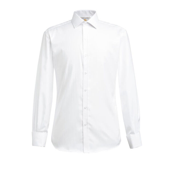 Gents Slim Fit Herringbone Shirt Thumbnail