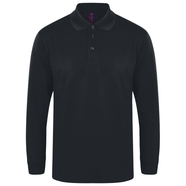 Unisex Long Sleeve Polo Thumbnail