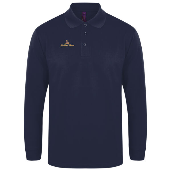 Gents Long Sleeve Polo Shirt Thumbnail
